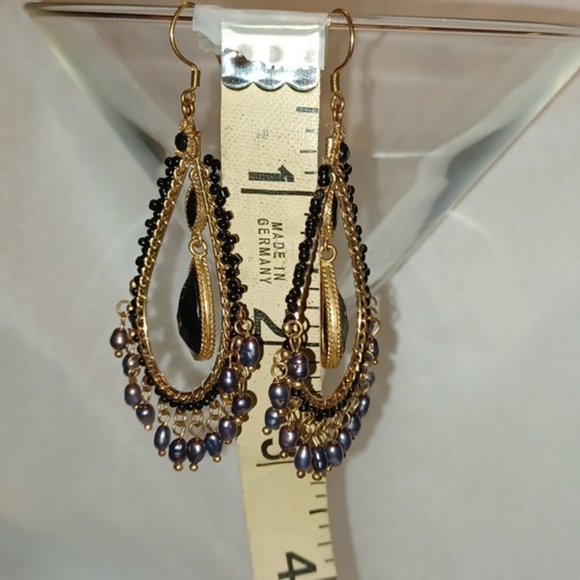 Freshwater pearl dangles. - Picture 4 of 9